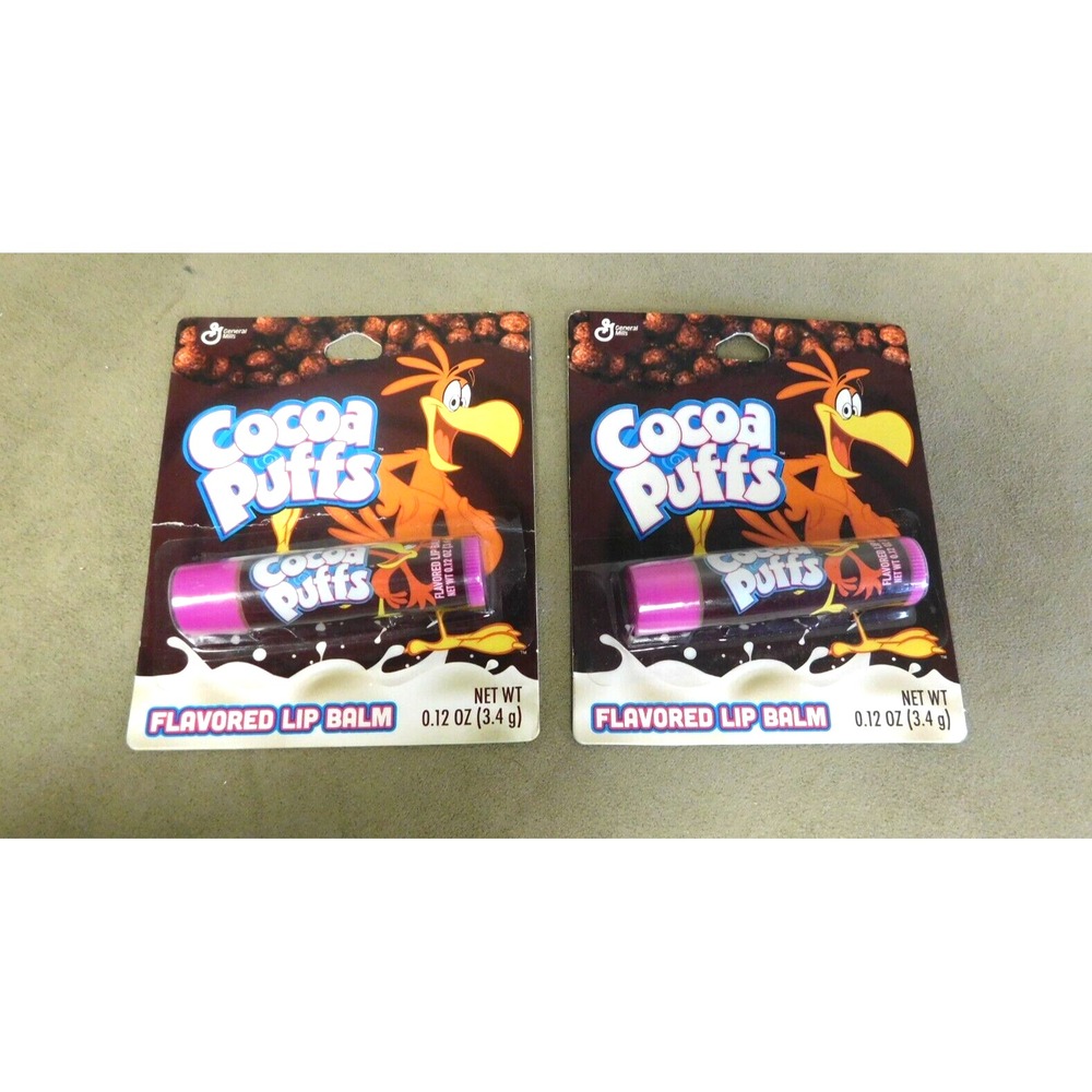 General Mills Cocoa Puffs flavored lip balm  .12 oz - x 2  NIP